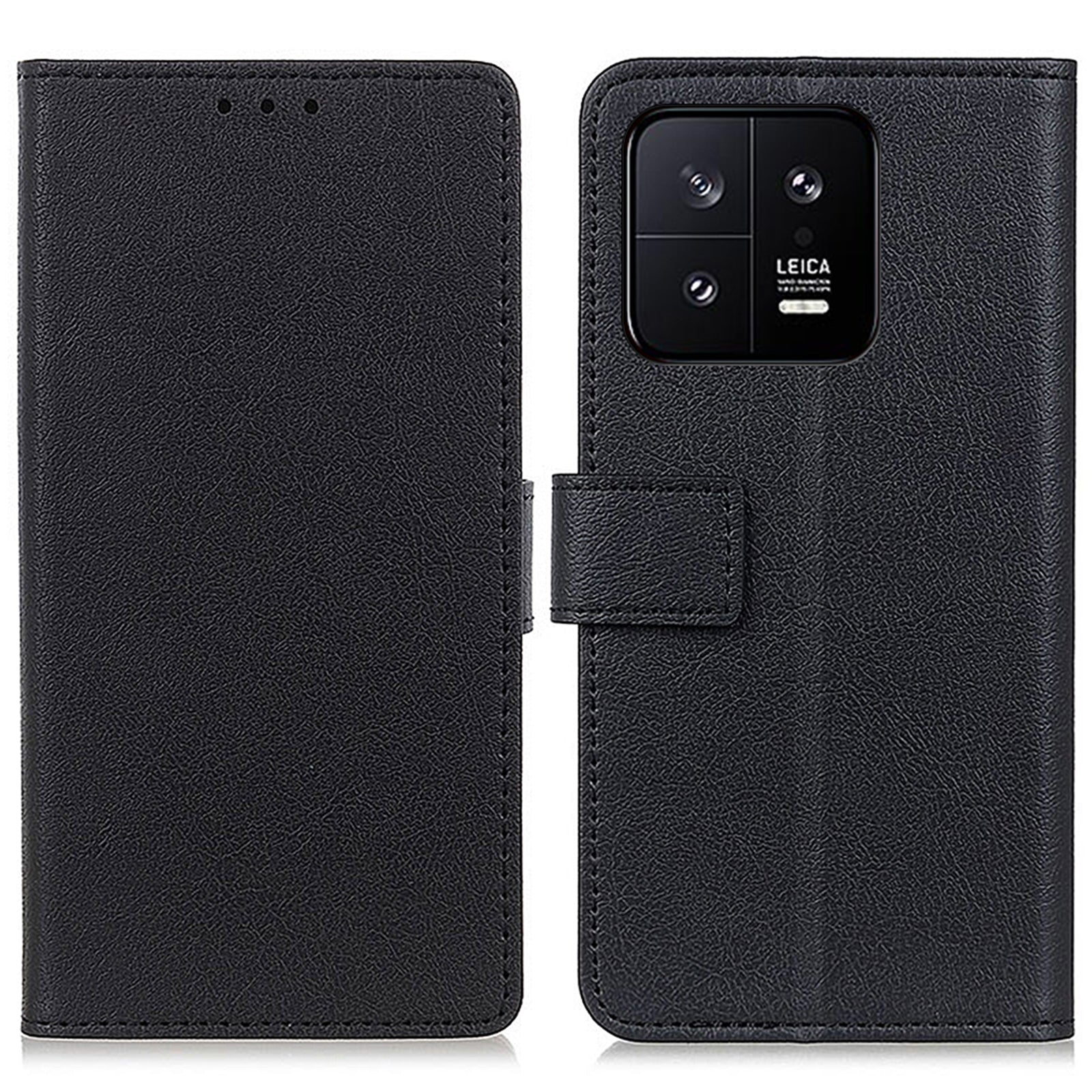 Stand Wallet Phone Case for Xiaomi 13 5G Magnetic Clasp Textured PU Leather TPU Full Protection Cover Stand Wallet Phone Case for Xiaomi 13 5G Magnetic Clasp Textured PU Leather TPU Full Protection Cover